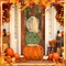 Fall Stacked Pumpkins for Home Front Porch Decor(white, green, and orange)